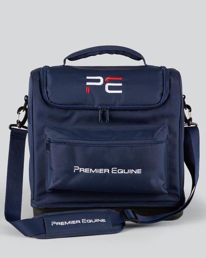PREMIER EQUINE Tall Grooming Bag Navy | Equestrian Grooming Bag | Equiflair
