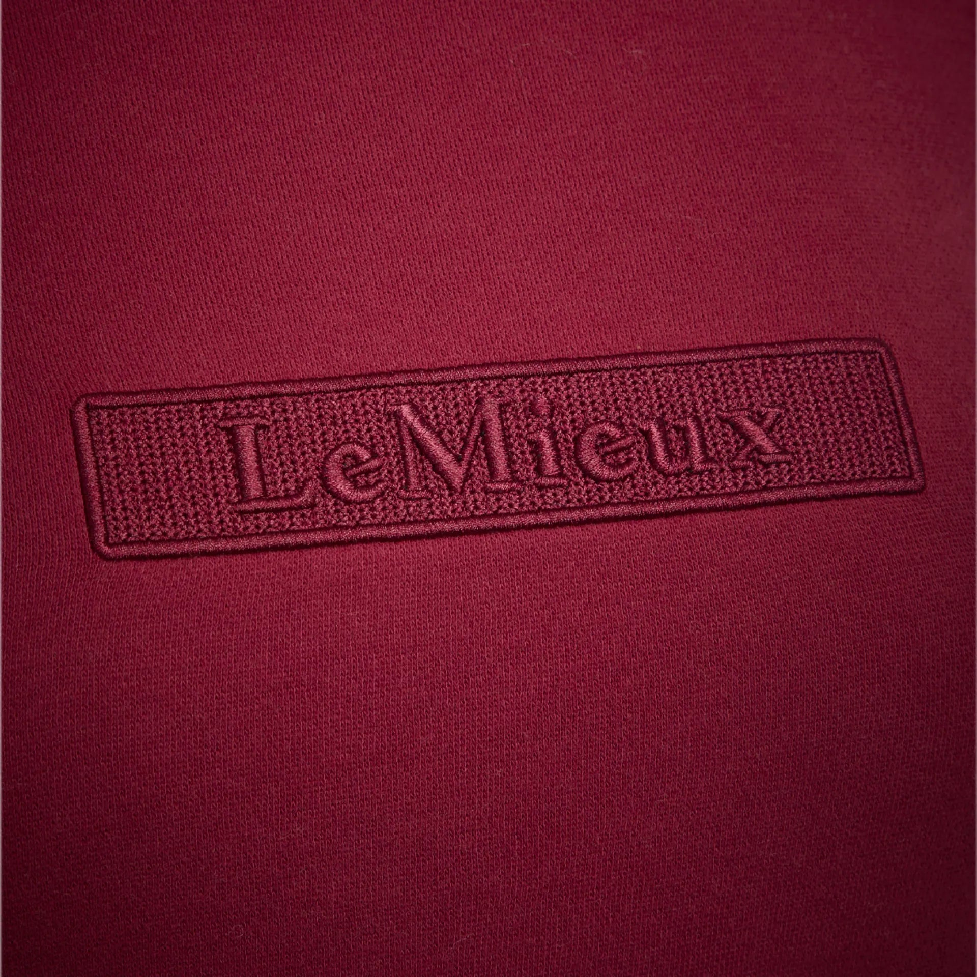 LeMieux Adele Funnel Neck Sweatshirt Ember Equiflair Close-up