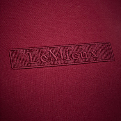 LeMieux Adele Funnel Neck Sweatshirt Ember Equiflair Close-up