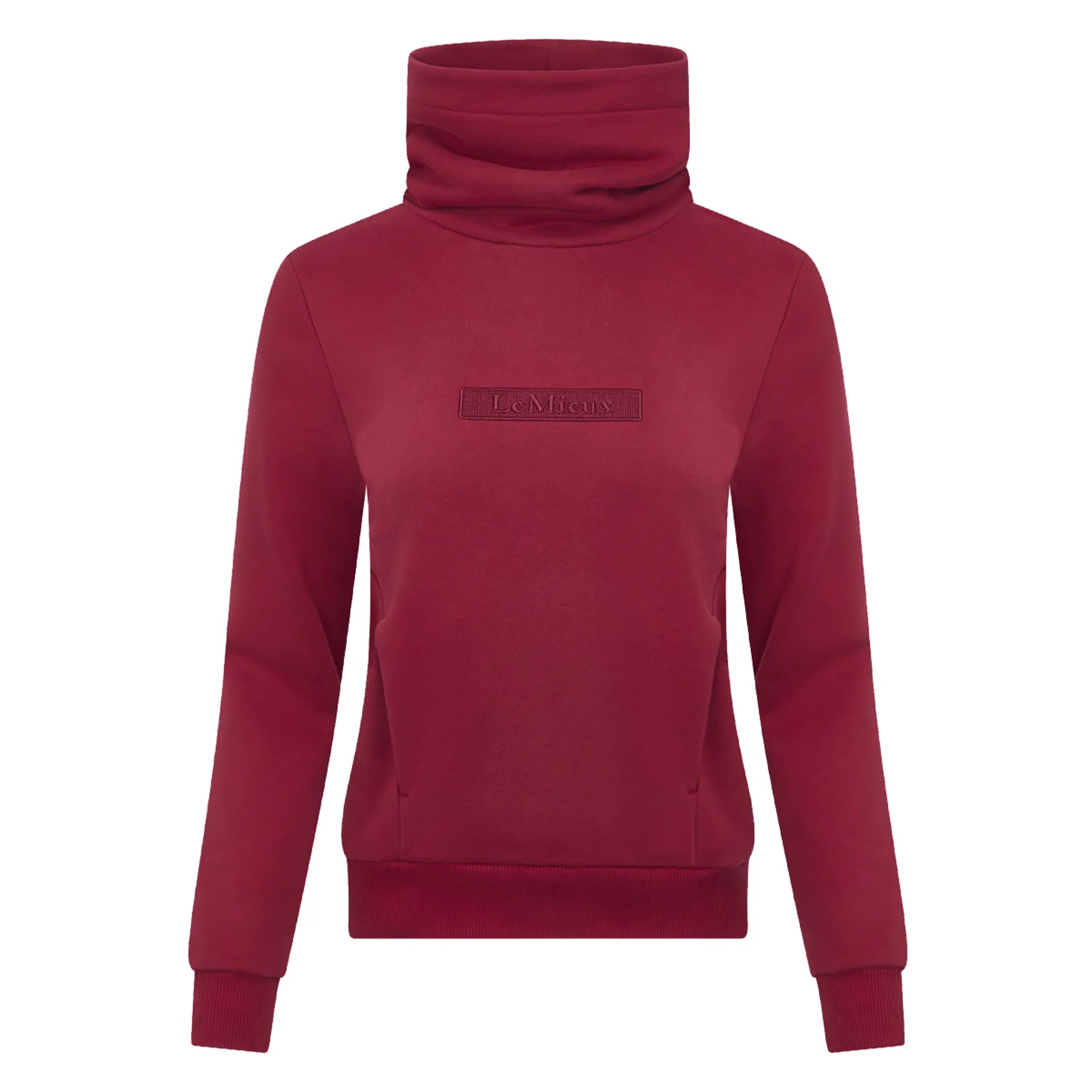 LEMIEUX Adele Funnel Neck Sweatshirt - Ember Color | Equiflair