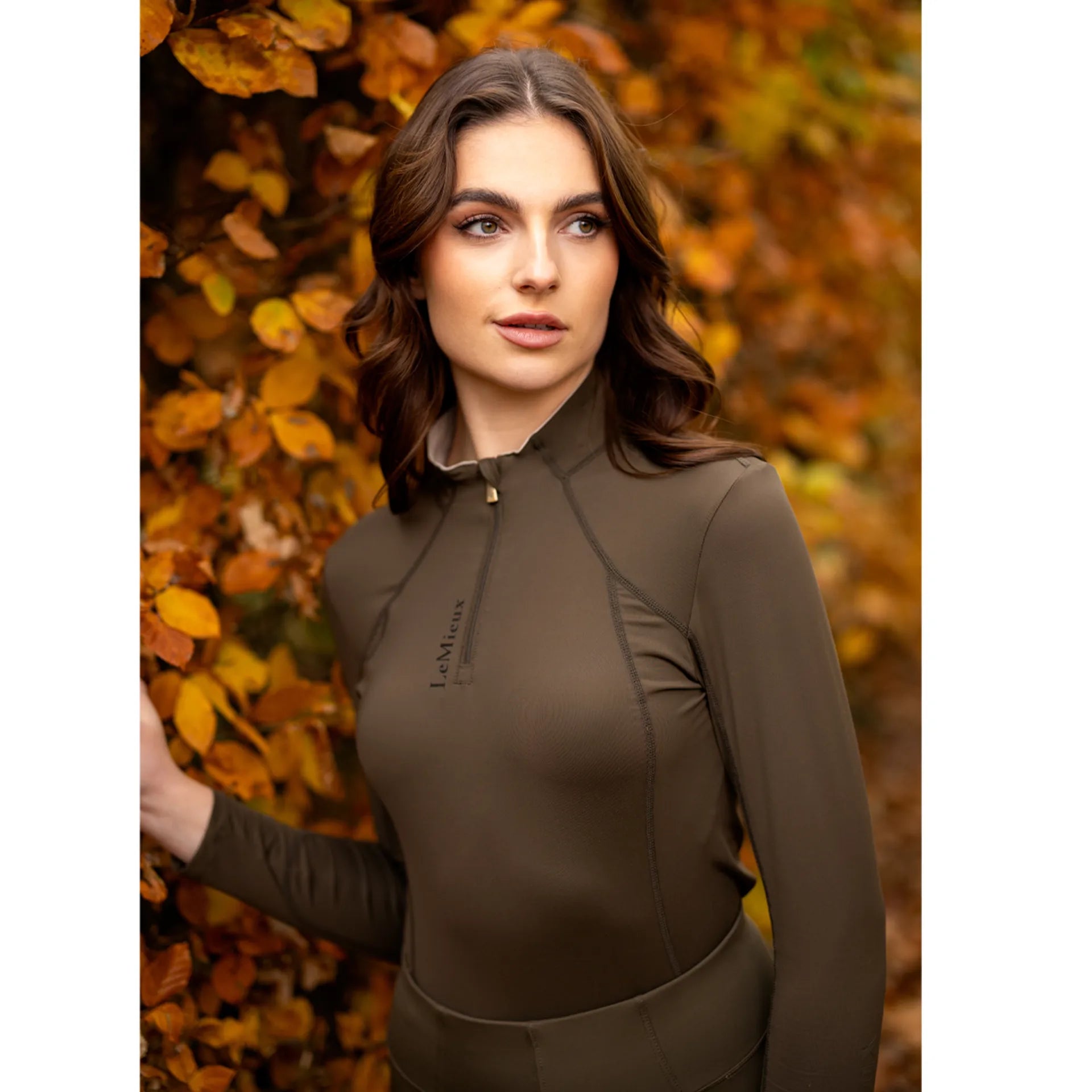 LeMieux Alpine Base Layer: Quarter Zip, UV50+, Sweat-Wicking & Anti-Microbial Comfort for Running, Riding & More. Shop Equiflair's Selection!