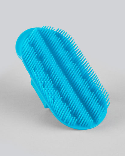 Premier Equine Peacock Blue Plastic Curry Comb - Horse Grooming Brush for Sale