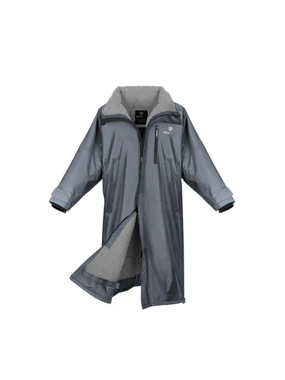 EQUIDRY Evolution Men's Grey Fleece Waterproof Coat. Equiflair Performance Outerwear. - XXS