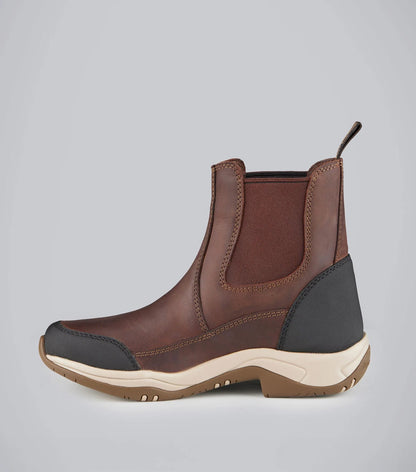 PREMIER EQUINE Vinci II Waterproof Yard Boots Brown - Leather Equestrian Boots