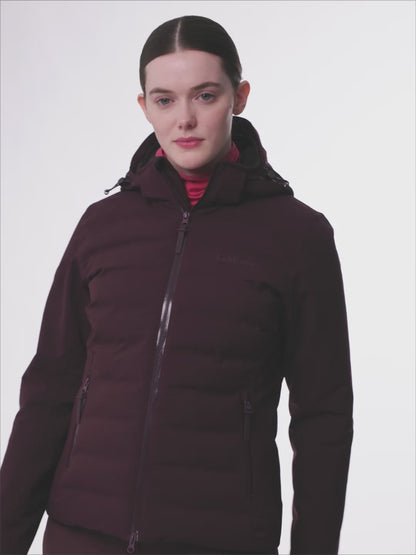 LeMieux Brooke Waterproof Hybrid Jacket Damson