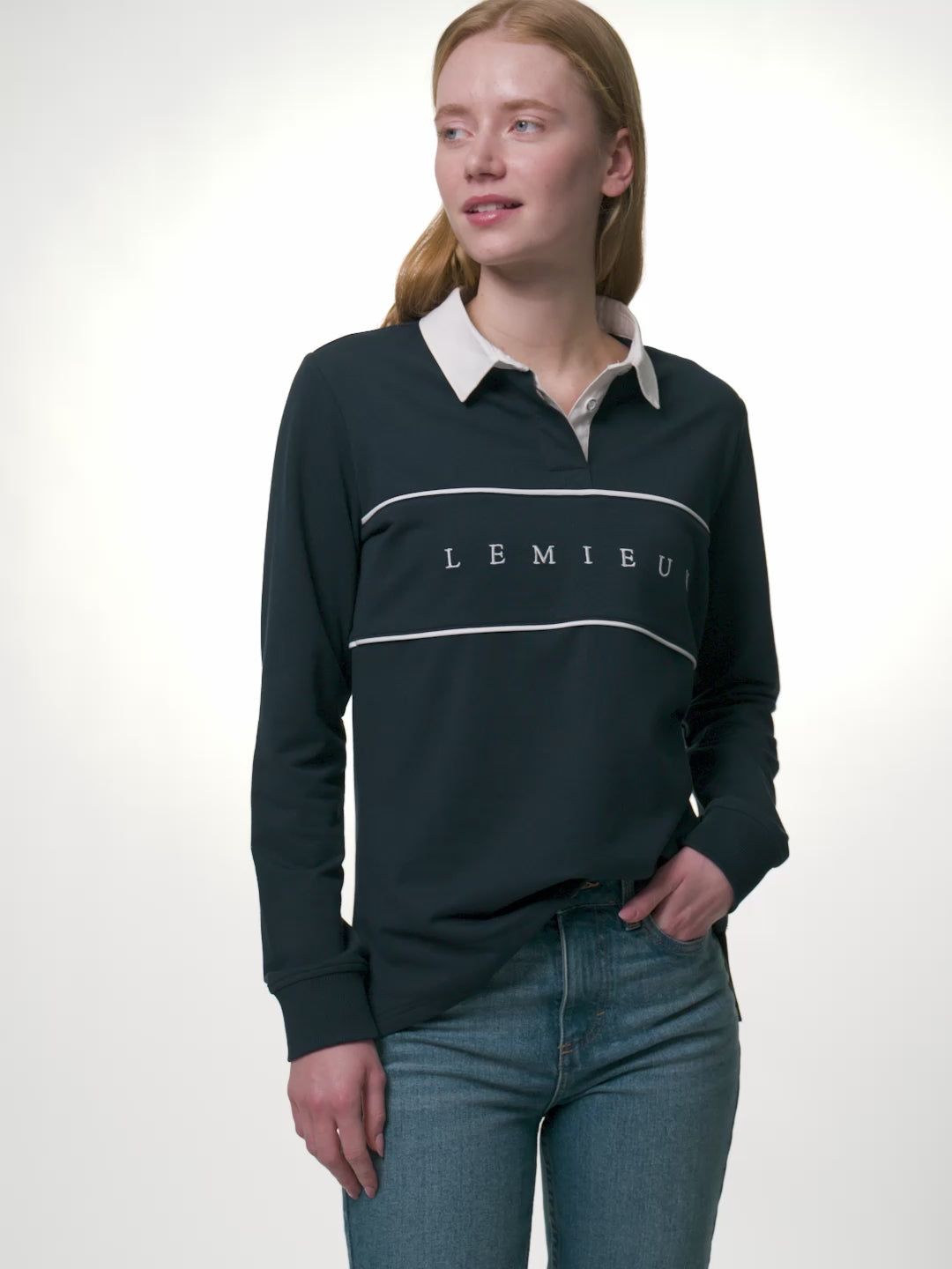 LeMieux Rochelle Rugby Shirt Navy