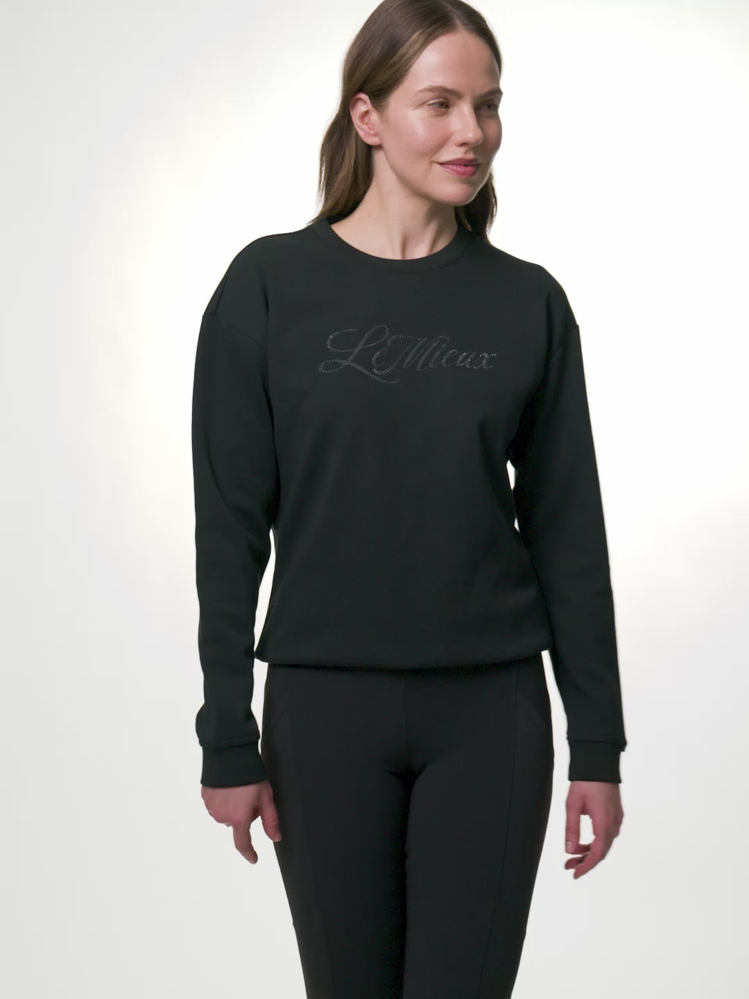 LeMieux Christina Crew Sweat Black