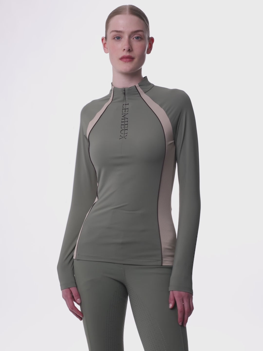 LeMieux Philippa Mesh Base Layer Rosemary