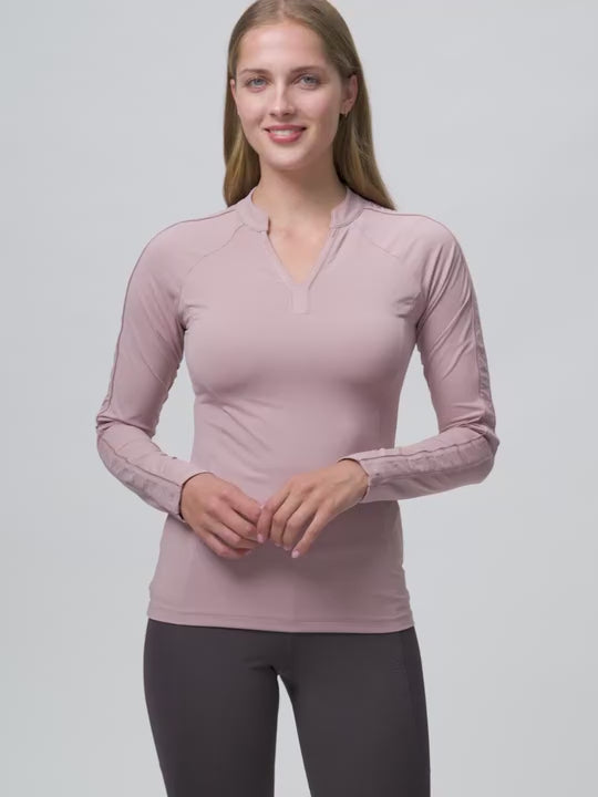 LeMieux Lisa Long Sleeve Base Layer Wild Rose