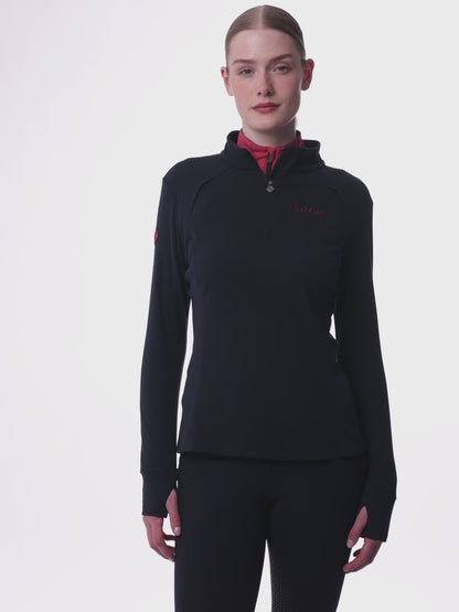 LeMieux Frances Quarter Zip Fleece Navy