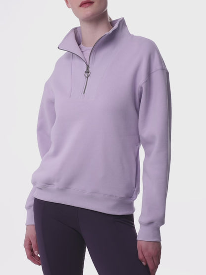 LeMieux Keira Quarter Zip Sweat Lilac