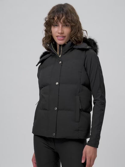 LeMieux Margot Hooded Gilet Black