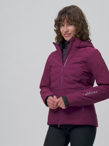 LeMieux Brooke 3 in 1 Waterproof Hybrid Jacket Blackberry
