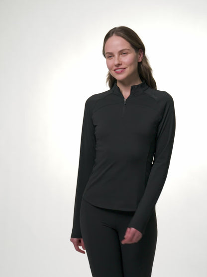 LeMieux Airflow Long Sleeve Base Layer Black