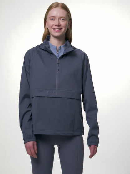 LeMieux Perri Half Zip Waterproof Jacket Shadow