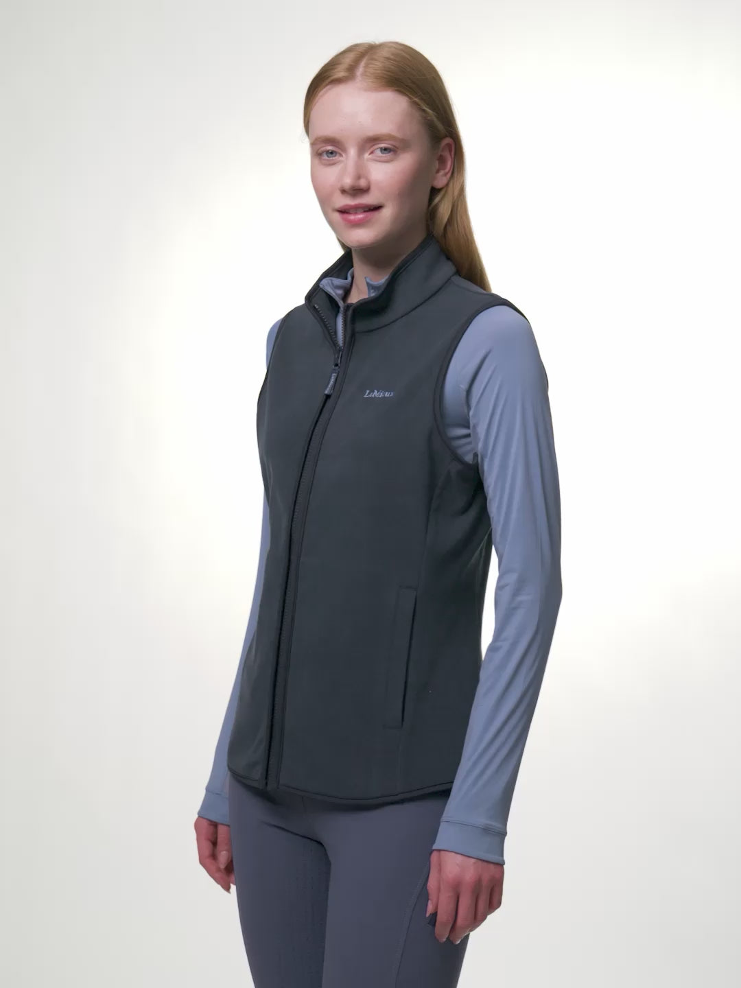LeMieux Roberta Fleece Gilet Navy