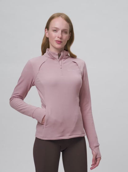 LeMieux Frances Quarter Zip Fleece Wild Rose