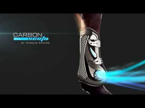 Veredus Carbon Gel Vento Tendon Boots Black | Equiflair