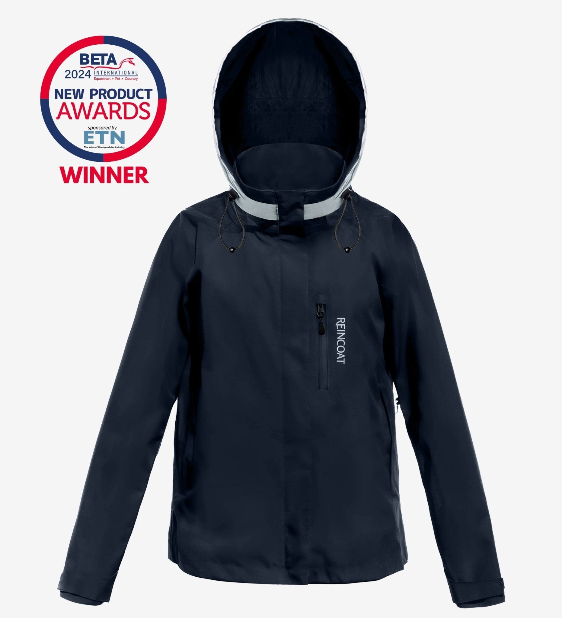 Reincoat Air Midnight Navy: Waterproof Jacket - Equiflair Winner of BETA New Product Awards