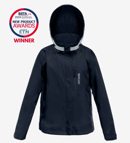Reincoat Air Midnight Navy: Waterproof Jacket - Equiflair Winner of BETA New Product Awards