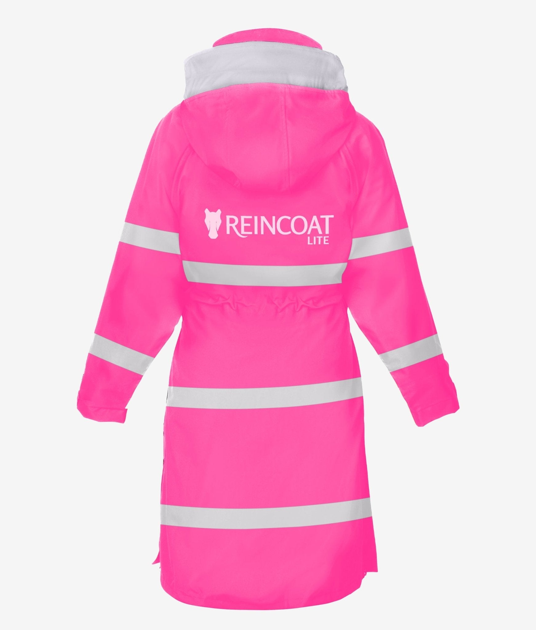 Hi-Vis Pink Raincoat - Reincoat Lite Adult Reflective Riding Coat | Waterproof Visibility Gear