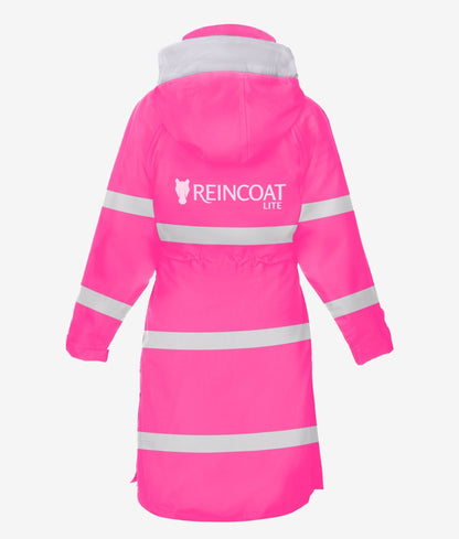 Hi-Vis Pink Raincoat - Reincoat Lite Adult Reflective Riding Coat | Waterproof Visibility Gear
