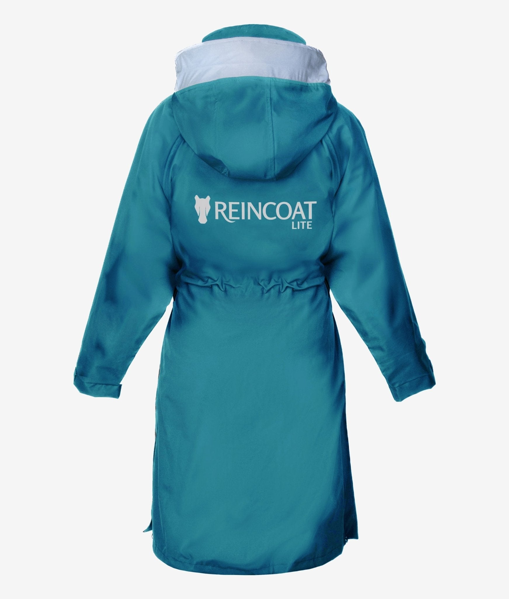 Reincoat Lite Adult Equestrian Raincoat - Teal Waterproof Jacket by Equiflair