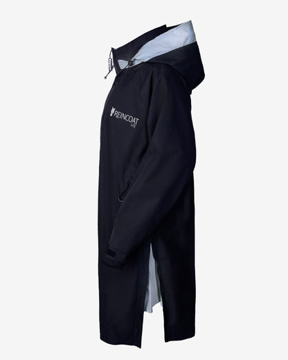 REINCOAT Lite Kids Raincoat - Black, Equiflair Lightweight Waterproof Jacket
