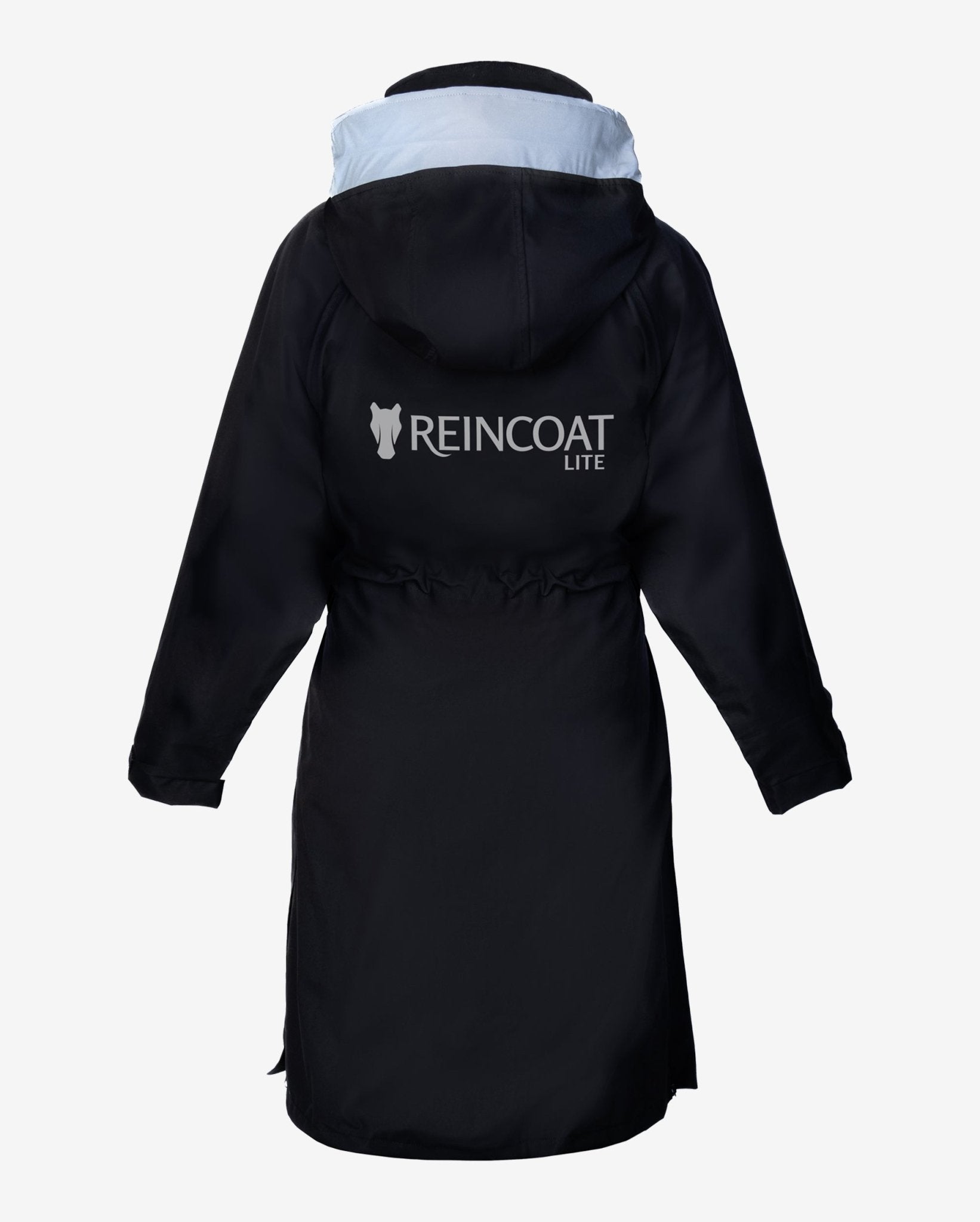 Reincoat Lite Kids Black Waterproof Riding Coat - Equiflair Children's Rain Jacket