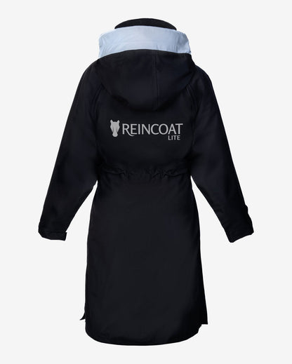 Reincoat Lite Kids Black Waterproof Riding Coat - Equiflair Children's Rain Jacket