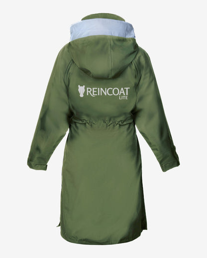 REINCOAT LITE KIDS - OLIVE Green Raincoat | Equestrian Riding Coat for Children | Equiflair
