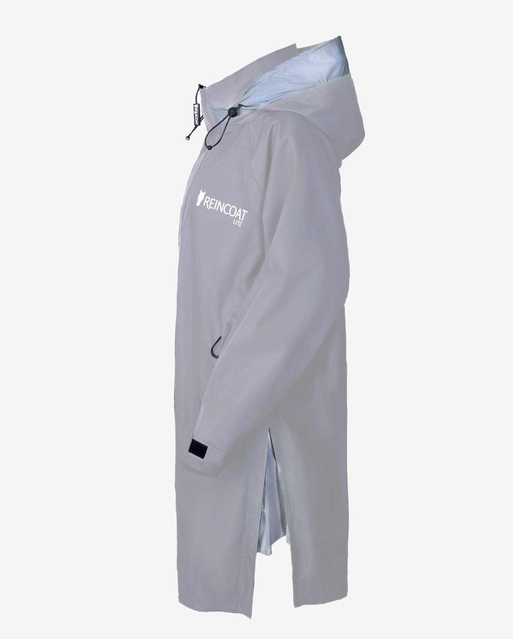 Reincoat Lite Kids - Grey Raincoat: Lightweight, Waterproof, and Reflective Safety Gear from Equiflair