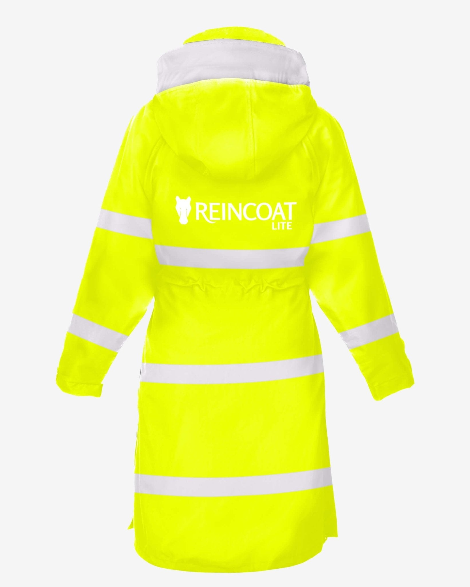 REINCOAT LITE KIDS - HI-VIS YELLOW Raincoat: High Visibility Safety Coat for Children - Equiflair