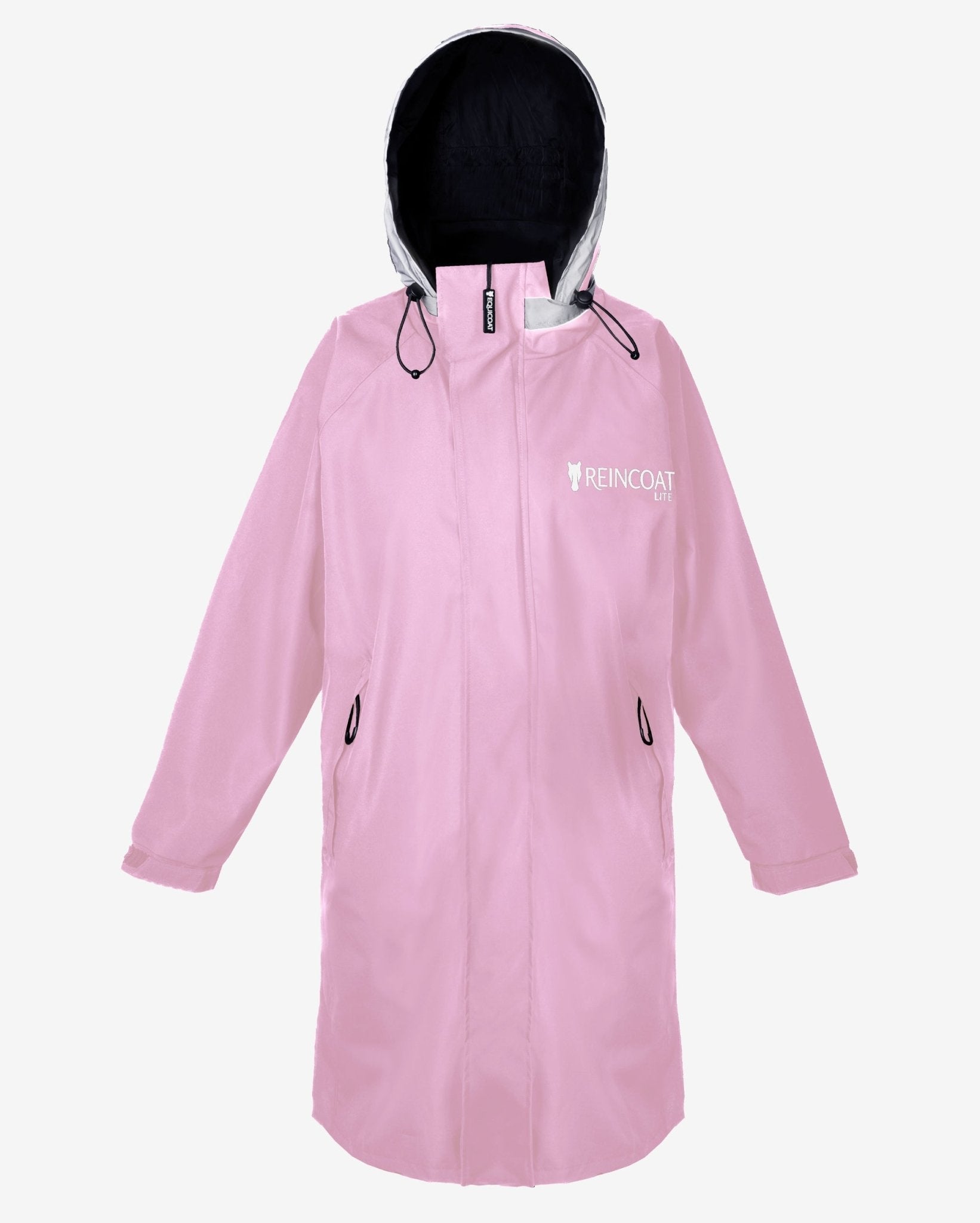REINCOAT LITE KIDS - Pink Raincoat - Waterproof Lightweight Hooded Rain Jacket for Children by Equiflair