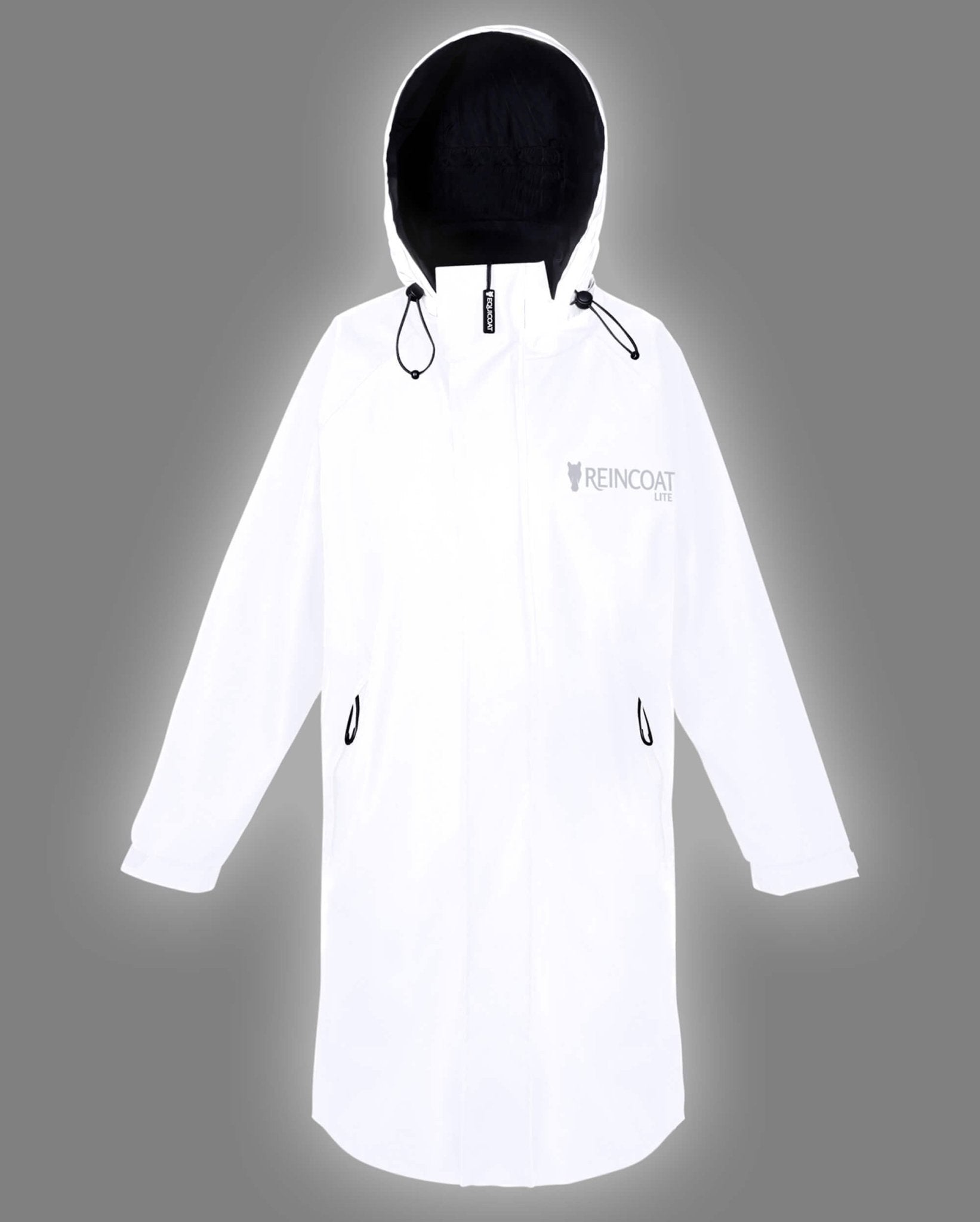 Reincoat Lite Kids Reflective Silver Raincoat - Equiflair: Waterproof & Hi-Vis Safety for Children