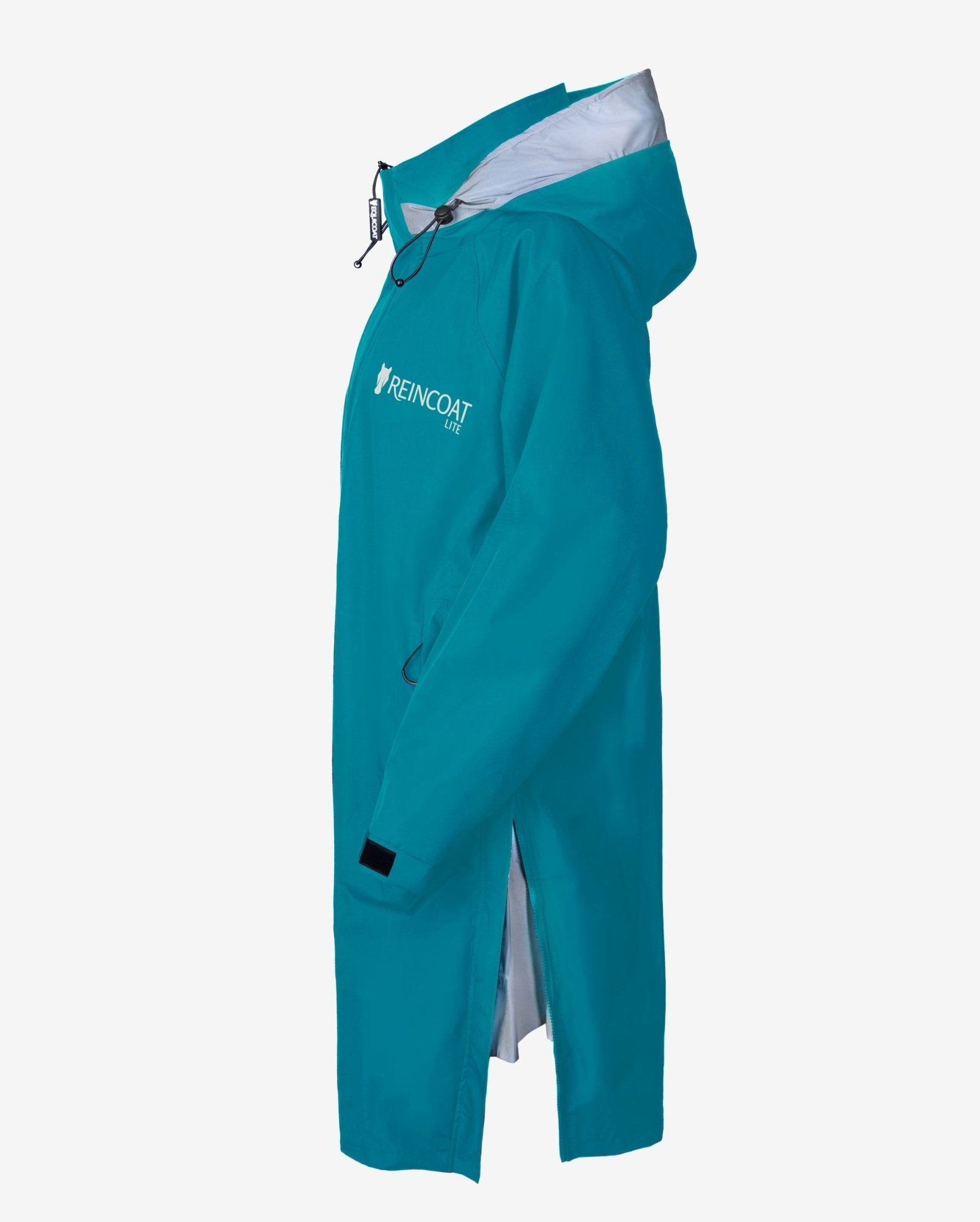 Reincoat Lite Kids Teal Waterproof Hooded Raincoat | Equiflair | Teal Rain Jacket for Children