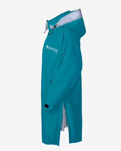 Reincoat Lite Kids Teal Waterproof Hooded Raincoat | Equiflair | Teal Rain Jacket for Children