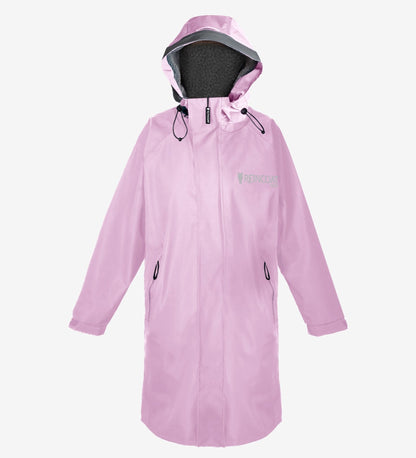 Pink Kids Waterproof Raincoat - Fleece Lined Winter Jacket with Reflective Hood for Children | REINCOAT PRO KIDS - Equiflair