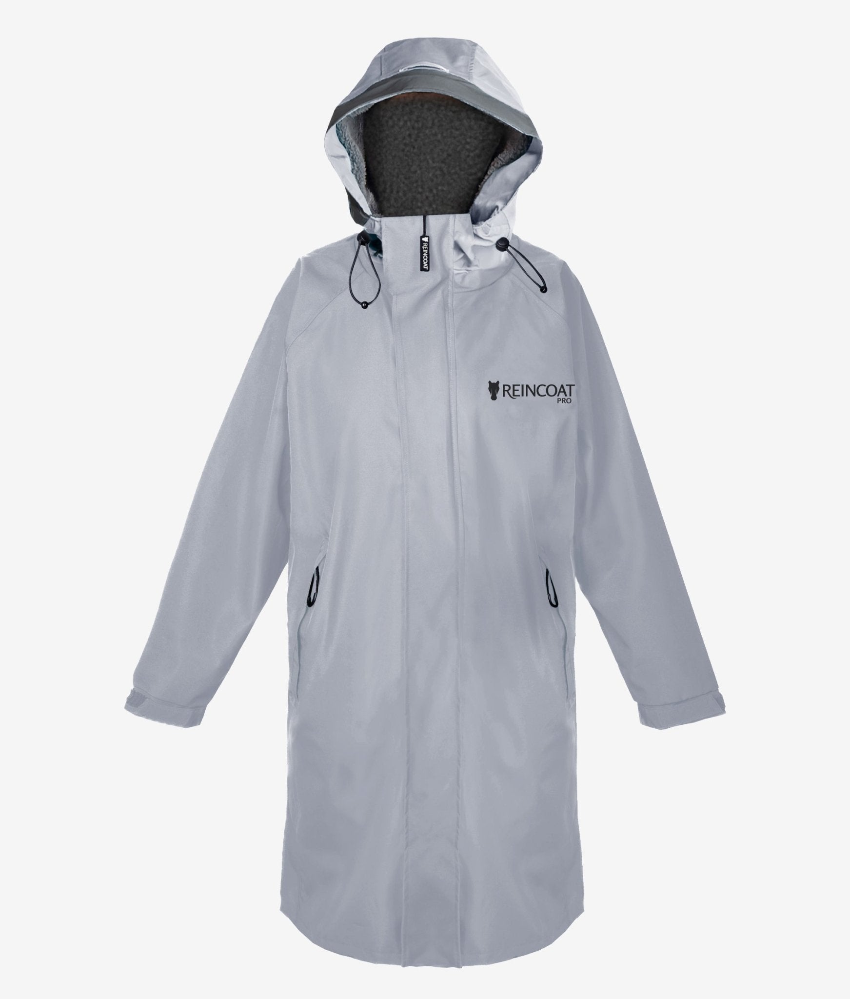 Reincoat Pro Kids Reflective Silver Raincoat - Waterproof, Fleece Lined Children's Coat