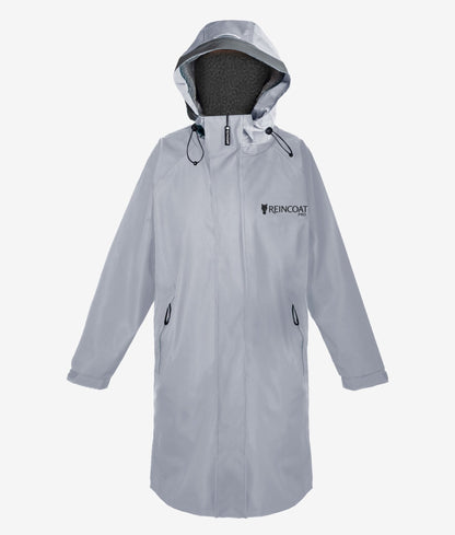 Reincoat Pro Kids Reflective Silver Raincoat - Waterproof, Fleece Lined Children's Coat