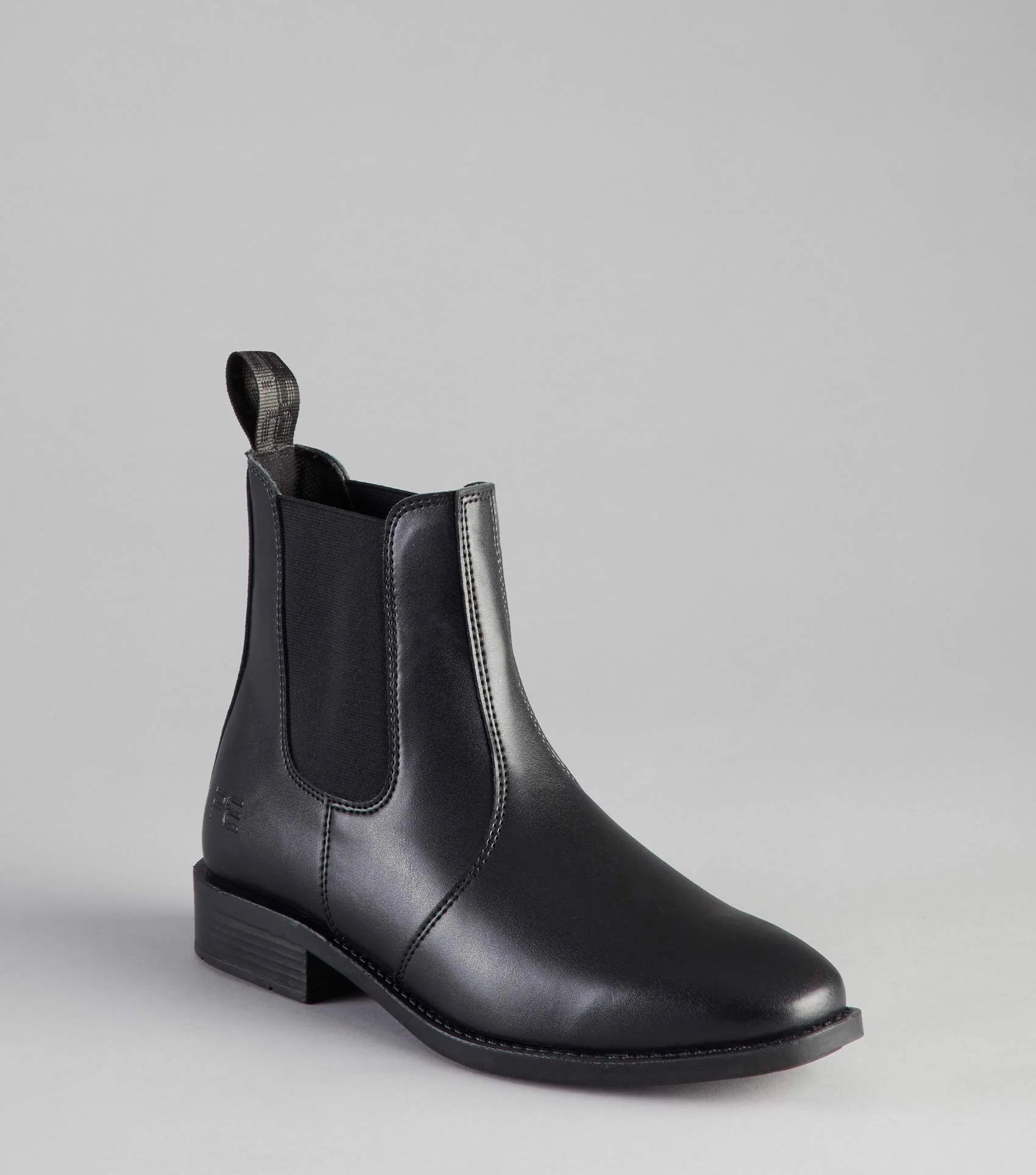 Premier Equine Rossago Black Synthetic Leather Chelsea Paddock Boot - Equestrian Footwear