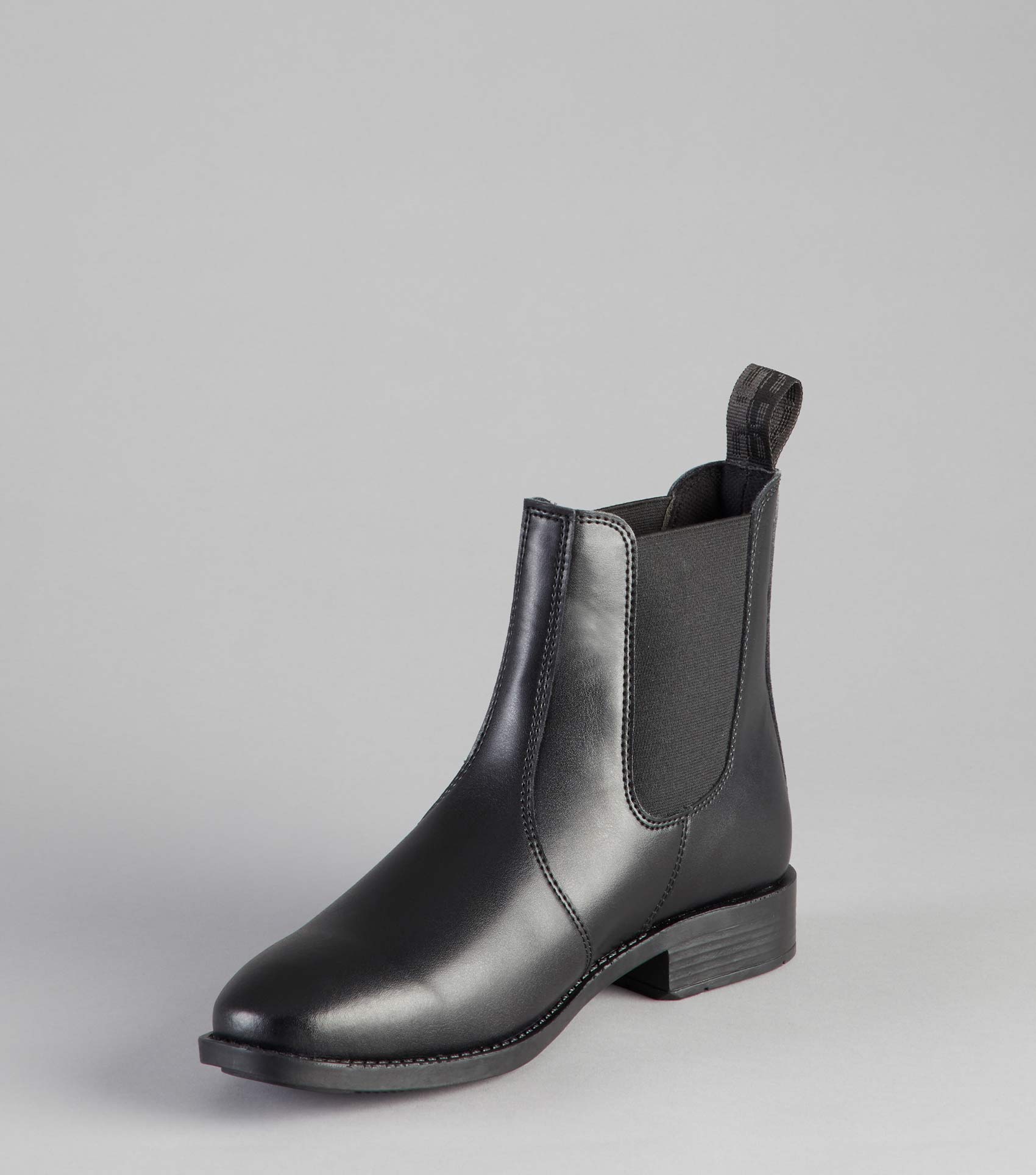 Premier Equine Rossago Black Synthetic Leather Chelsea Paddock Boot - Equestrian Boots