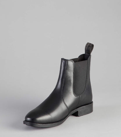Premier Equine Rossago Black Synthetic Leather Chelsea Paddock Boot - Equestrian Boots