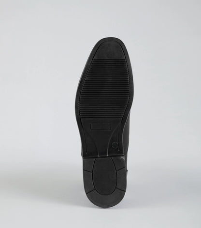 Black Paddock Boot Sole - Equestrian Riding Boot Traction Pattern - Anti-Slip Sole for Horse Riding and Stable Work