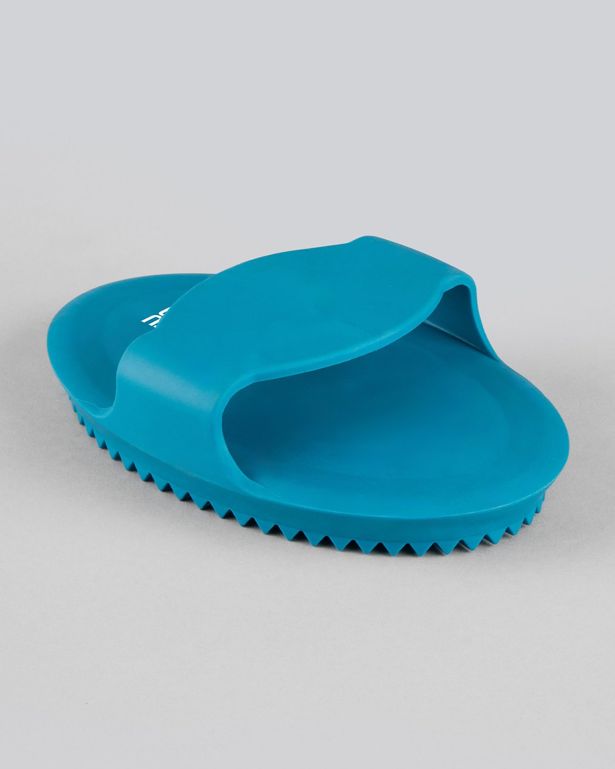 Premier Equine Rubber Curry Comb - Medium Blue, Horse Grooming Tool