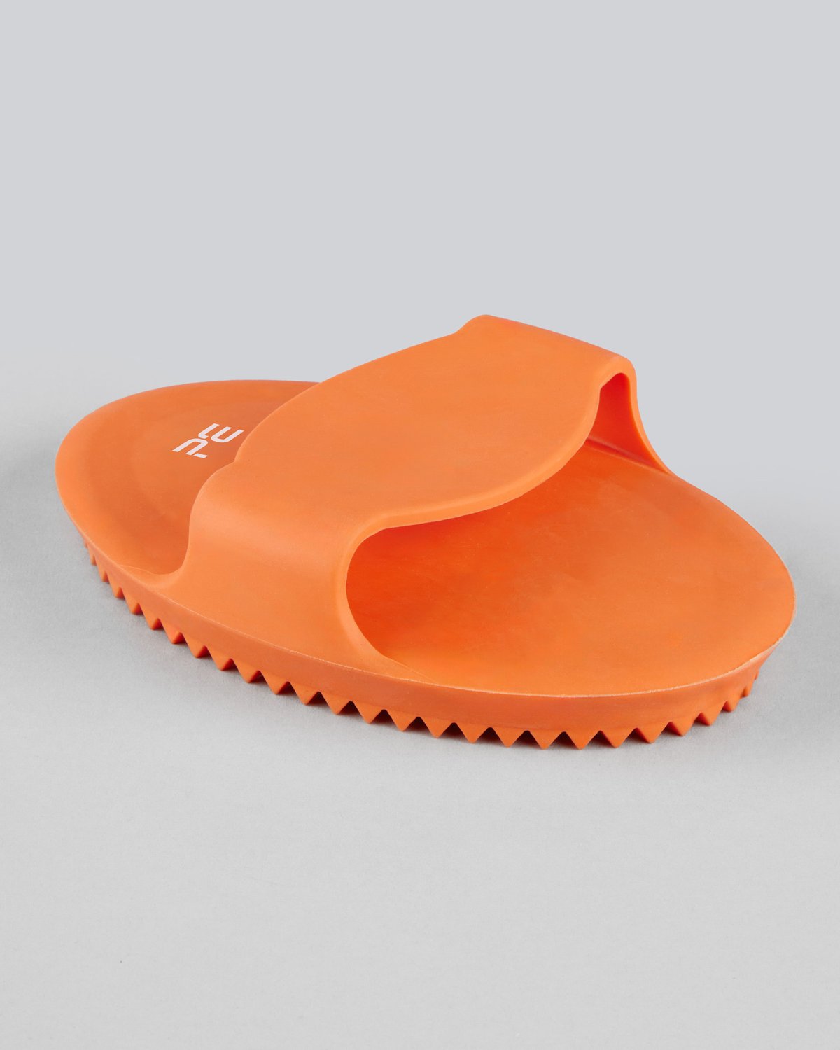 Premier Equine Rubber Curry Comb Orange: Grooming Brush for Horses at Equiflair