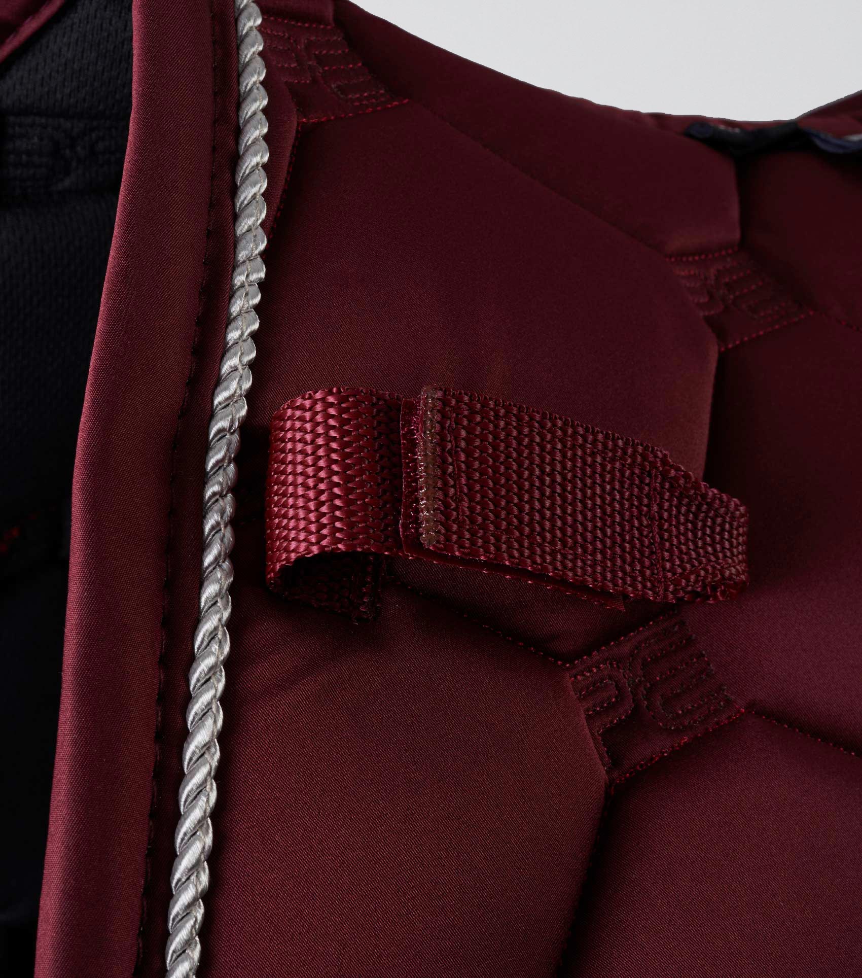 Premier Equine Saltare Wine GP Jump Square Pad: Close Contact, Quilted Design Saddle Pad