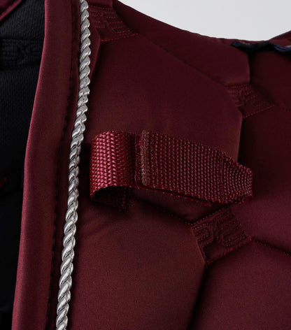 Premier Equine Saltare Wine GP Jump Square Pad: Close Contact, Quilted Design Saddle Pad