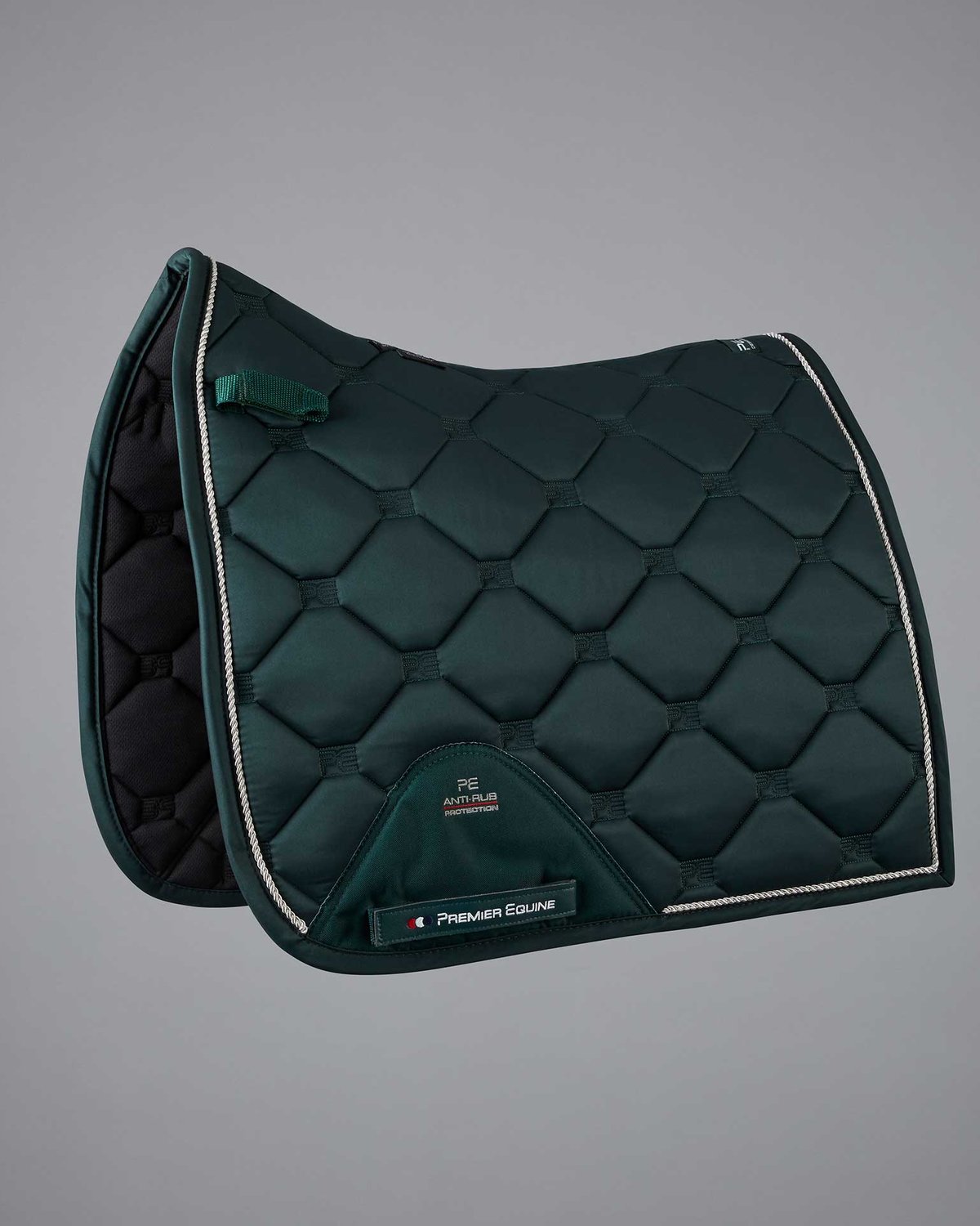 Premier Equine Saltare Dressage Saddle Pad - Close Contact, Olive Green, Equestrian Equipment