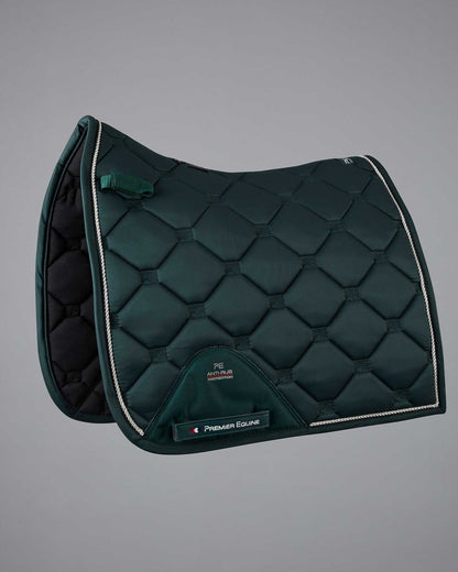 Premier Equine Saltare Dressage Saddle Pad - Close Contact, Olive Green, Equestrian Equipment